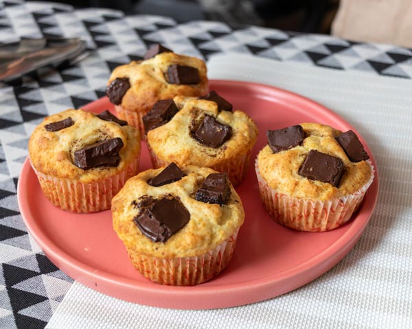 Delicious Chocolate Chunk Muffins Recipe