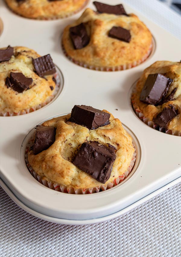 Delicious Chocolate Chunk Muffins Recipe