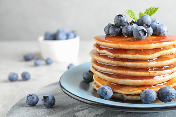 Keto Pancakes With Fresh Berries