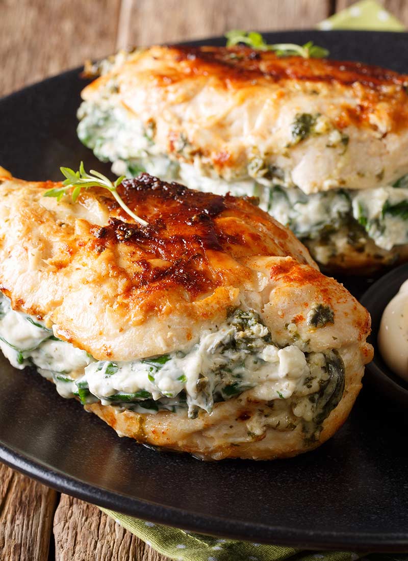 Stuffed chicken breast recipes