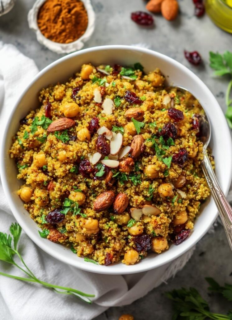 Maroccan-chickpea-quinoa-salad-bowl