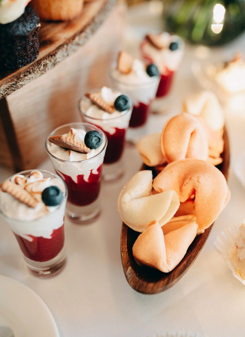 fancy mini finger food desserts