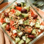 Greek Pearl Couscous Salad