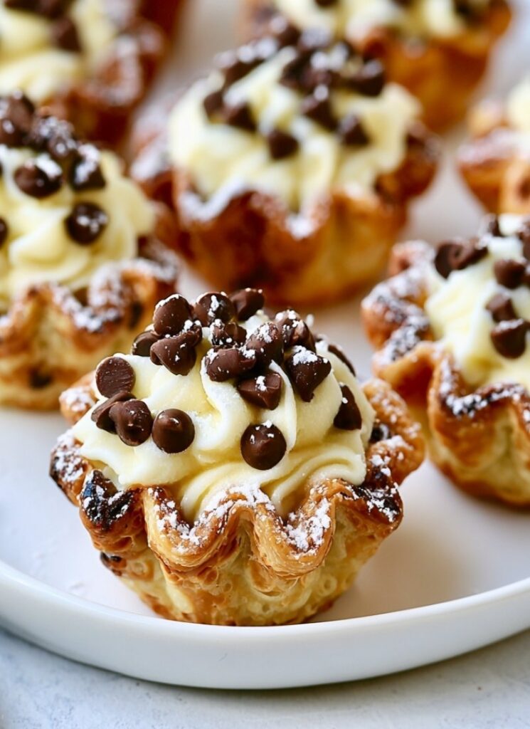 Fancy Mini Cannoli Cups Recipe