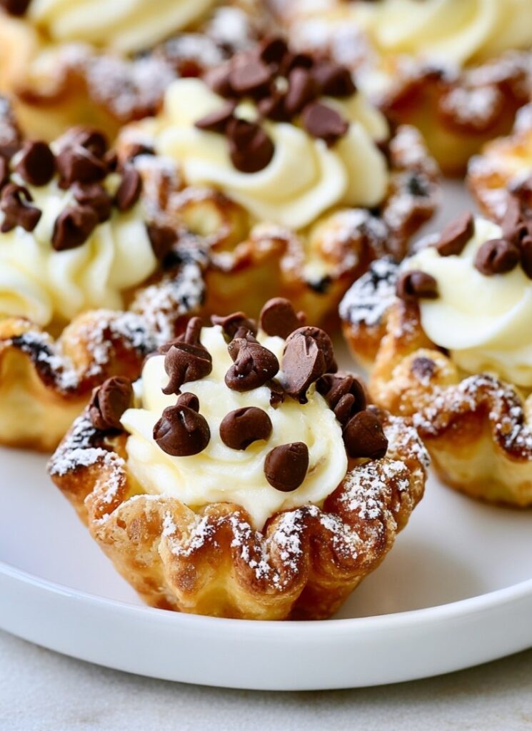Fancy Mini Cannoli Cups Recipe