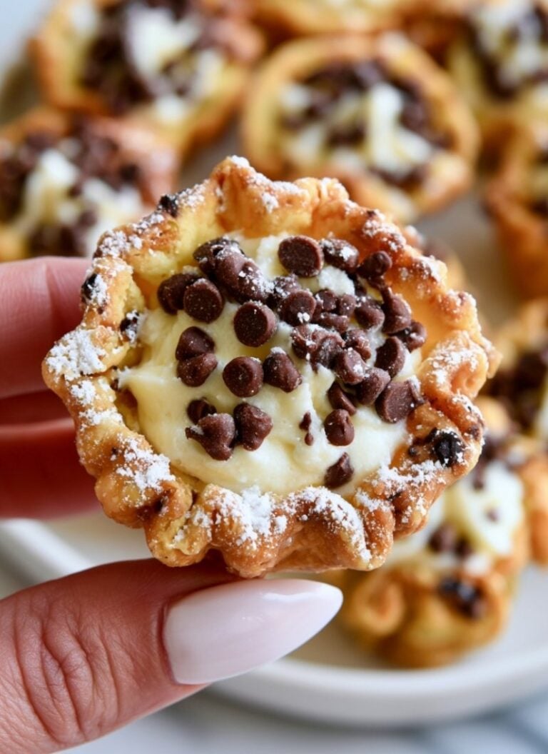 Fancy Mini Cannoli Cups Recipe