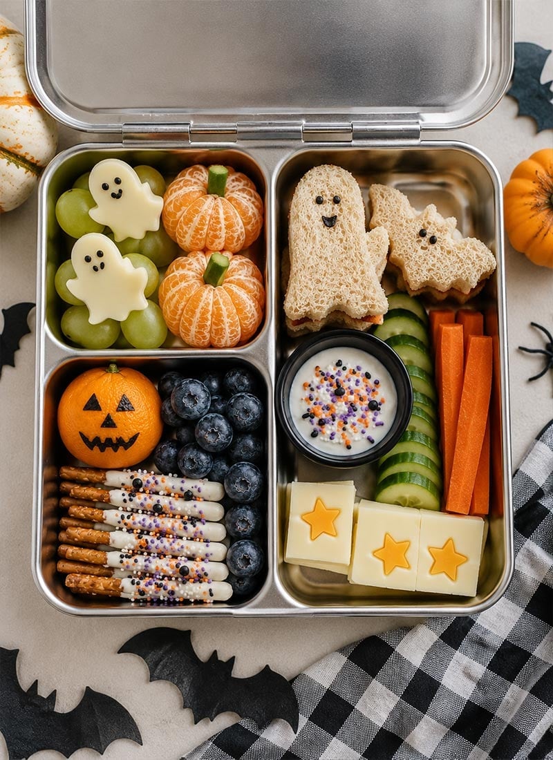 Halloween bento boxes