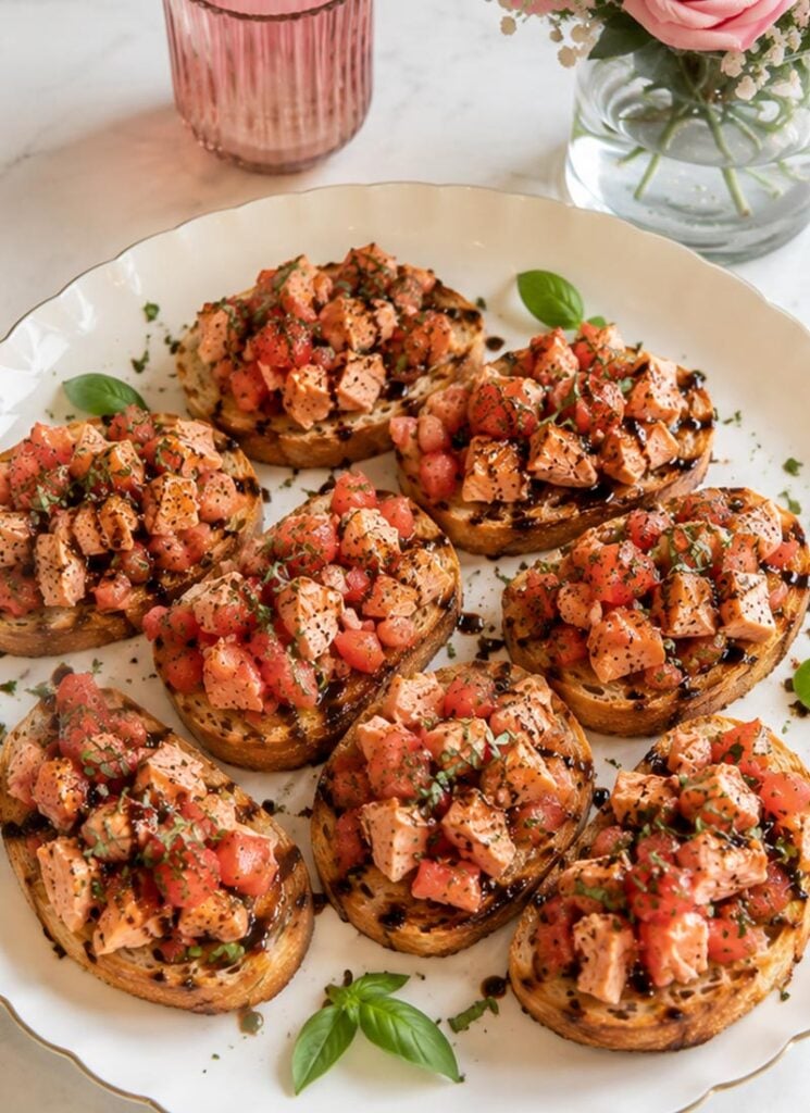 Salmon Crostini