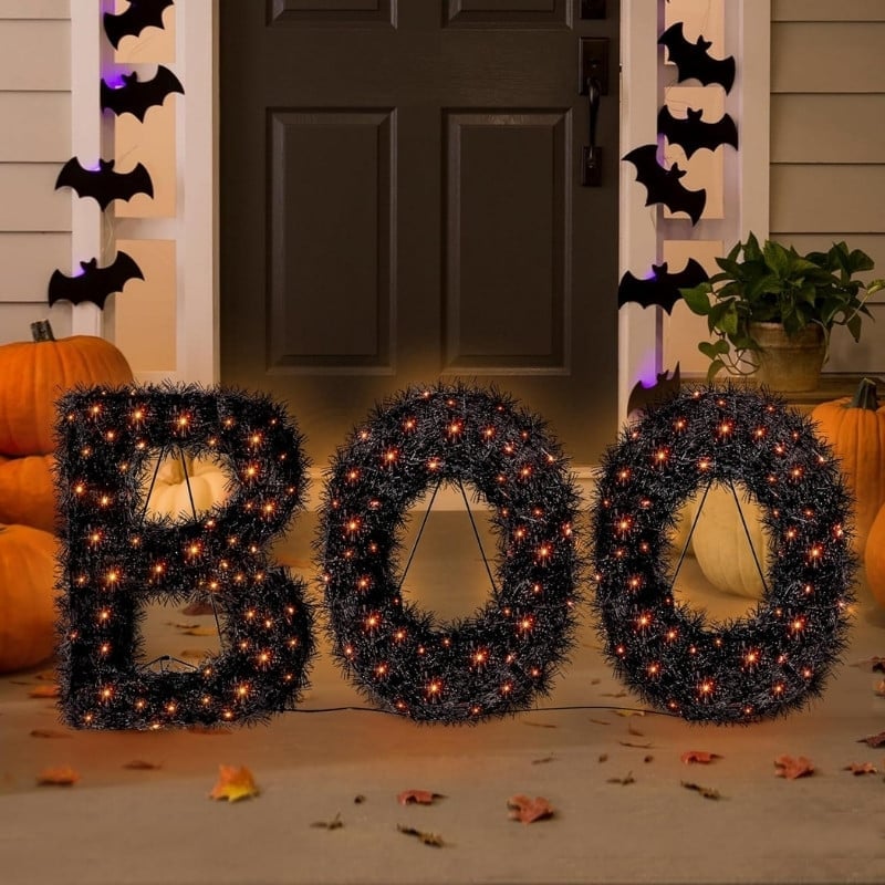 BOO Sign Halloween Decoration Amazon Halloween Party Supplies