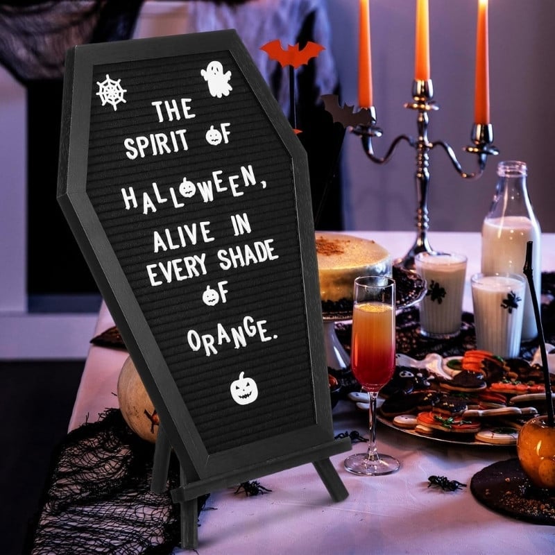 Coffin Letter Board Amazon Halloween Party Supplies