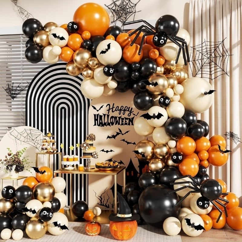 Halloween Balloon Garland Kit Amazon Halloween Party Supplies
