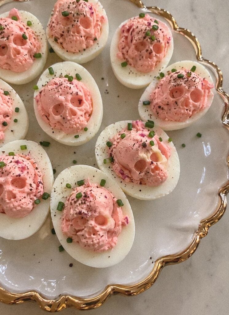 halloween deviled eggs