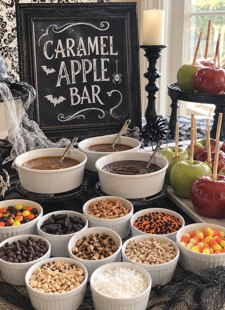 caramel apple bar
