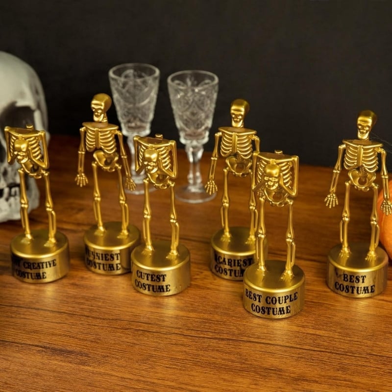 Skeleton Trophies for Costume Contest Amazon Halloween Party Supplies