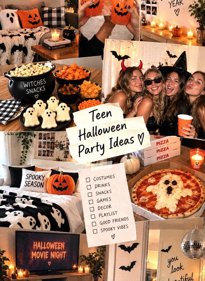 teen halloween party ideas
