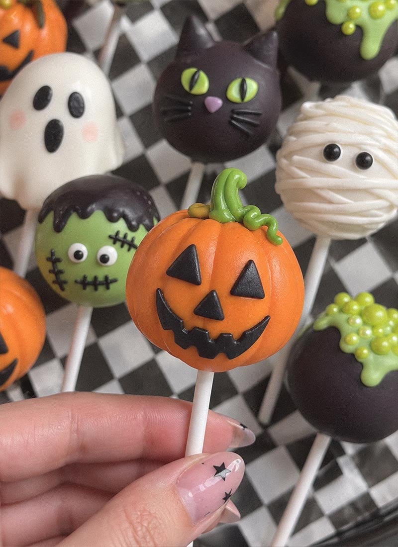 halloween cake pops