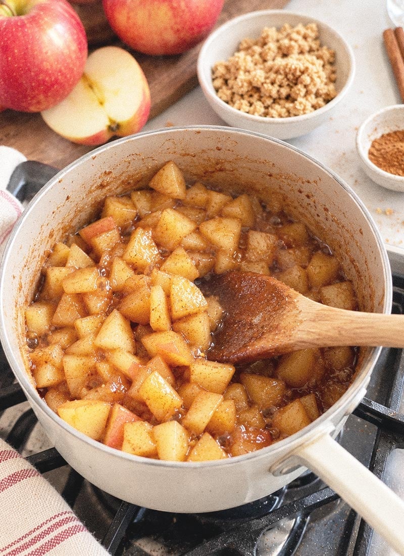 Carmelized apples