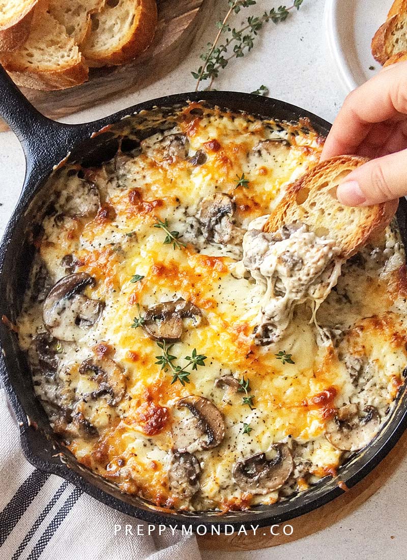 Creamy mushroom dip pm