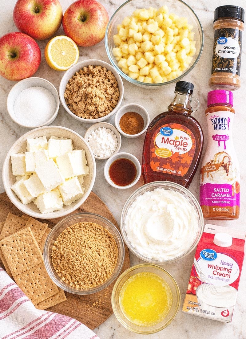 No bake apple pie cups ingredients