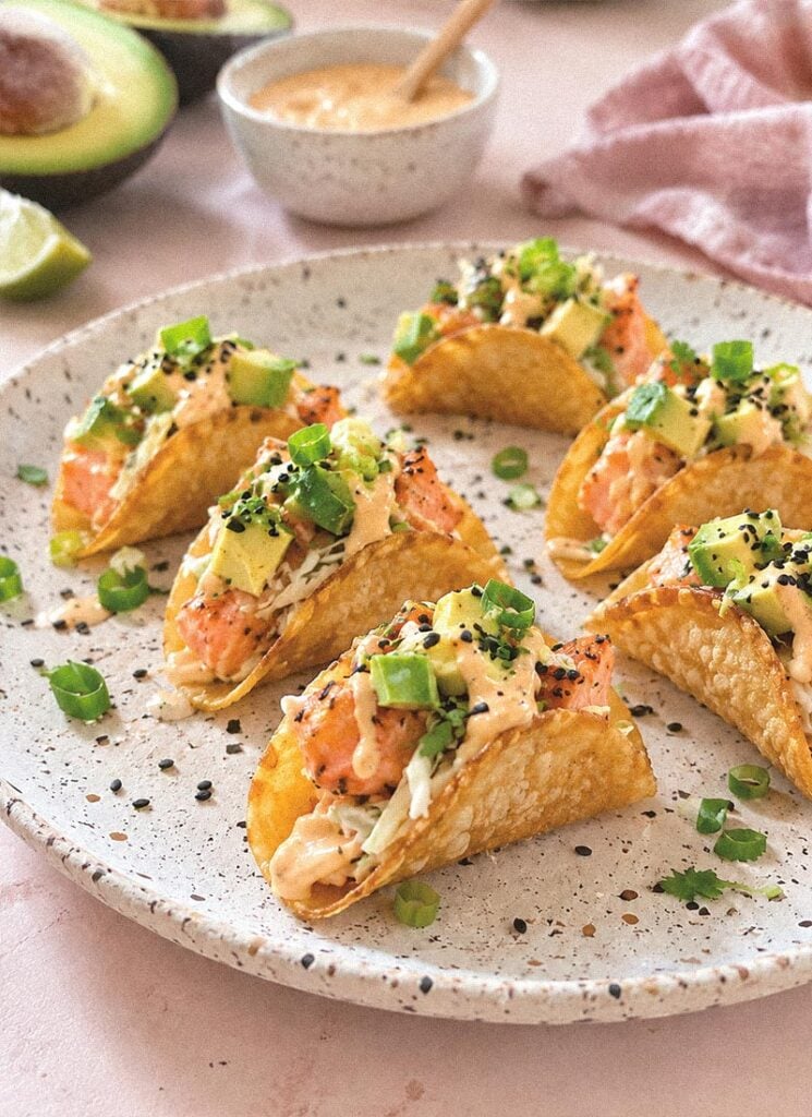 simple salmon tacos recipe