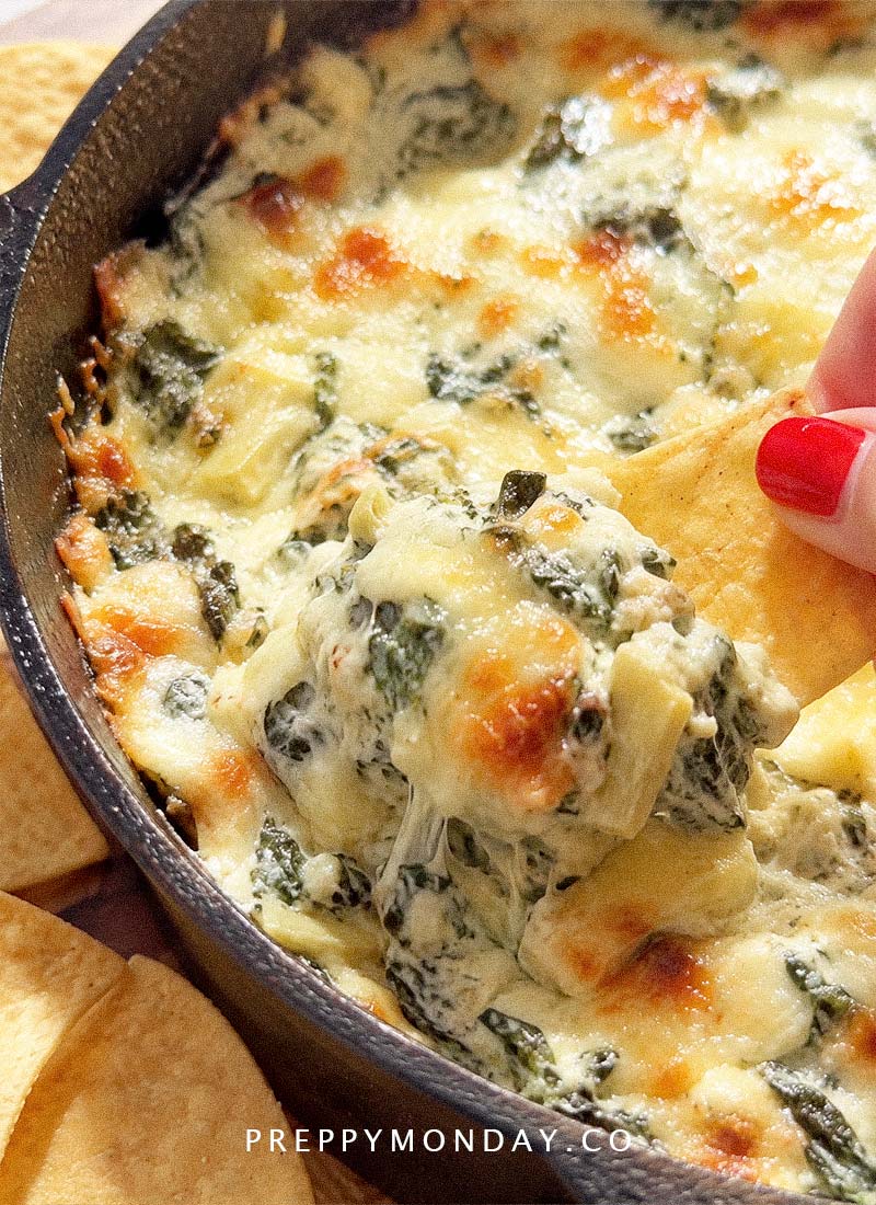 Spinach artichoke dip recipe PM