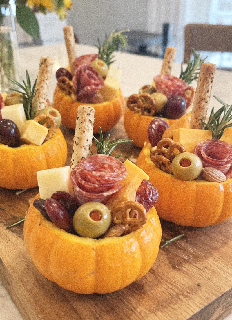 thanksgiving charcuterie cups