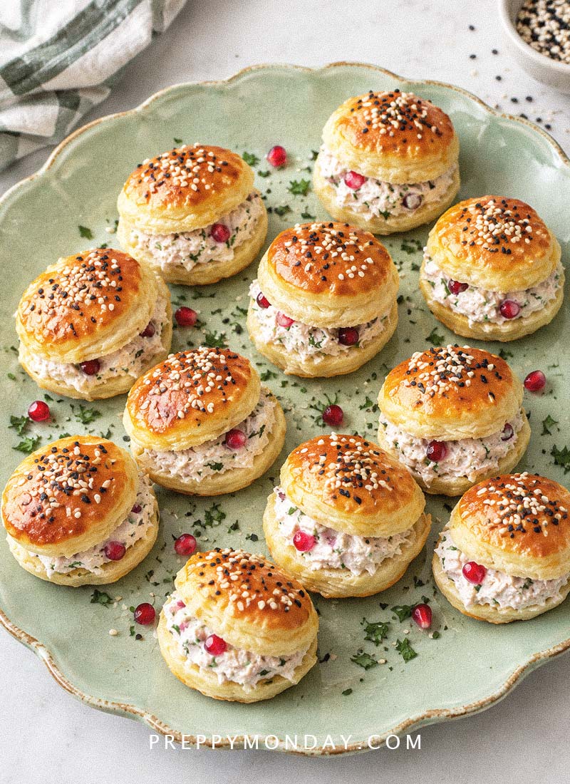 Tuna puff pastry bites